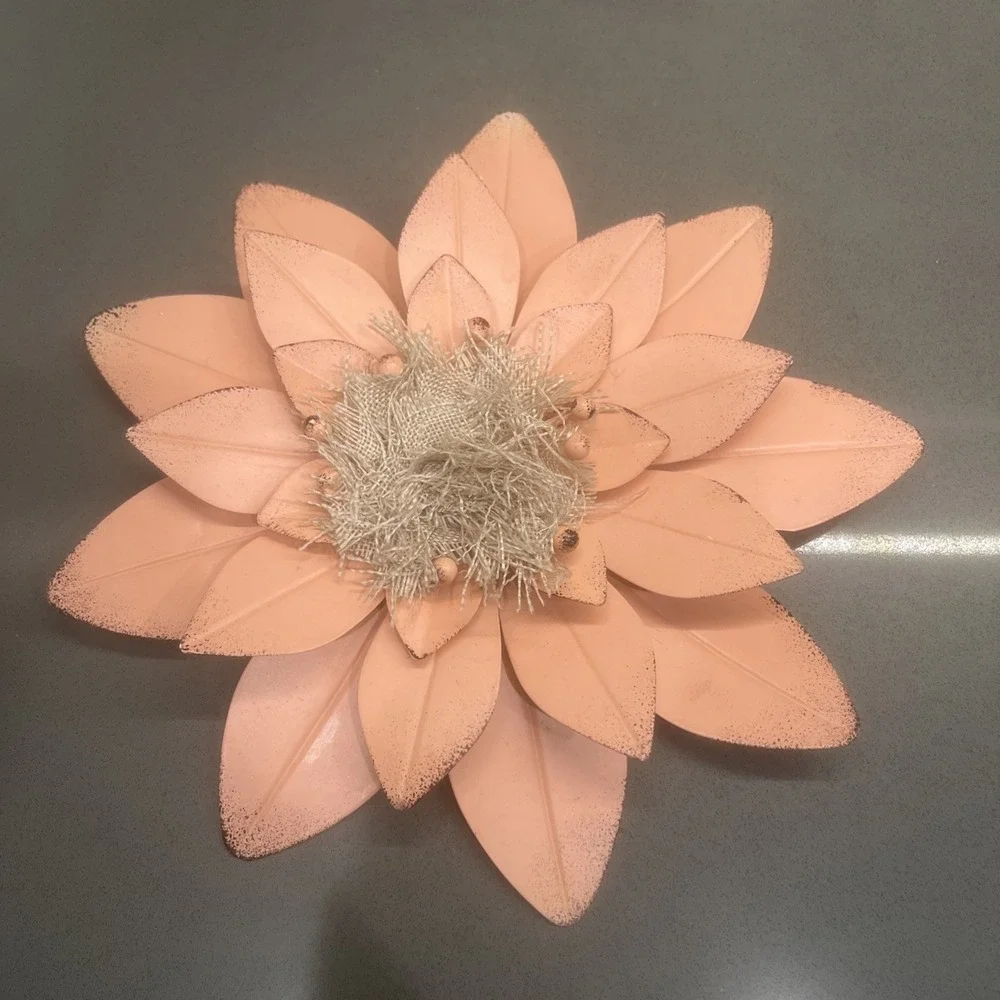 2-Metal Decorative Flower Wall Art  11